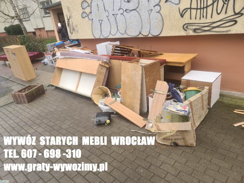 Demontaż/wywóz/utylizacja starych mebli Wrocław,opróżnianie mieszkań,piwnic