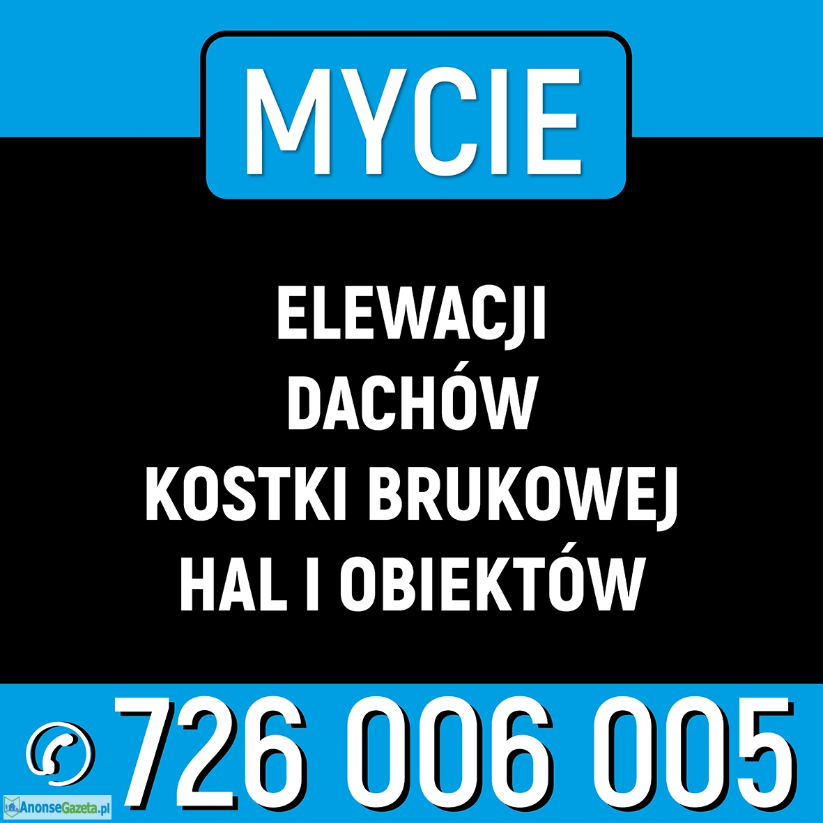 MYCIE ELEWACJI, DACHÓW, KOSTKI BRUKOWEJ