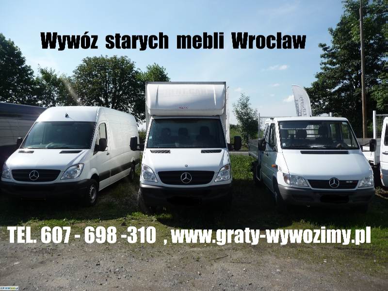 wywóz,utylizacja starych mebli,gabarytów Wrocław,opróżnianie mieszkań,piwnic