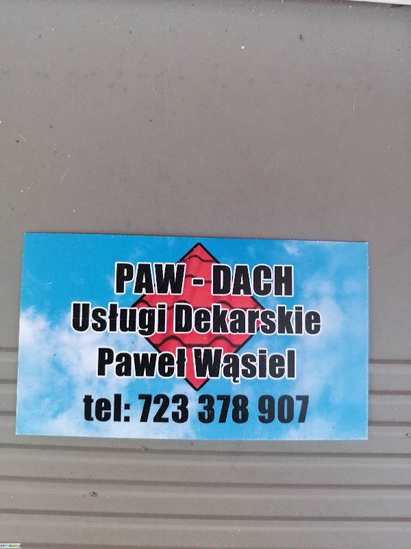 FIRMA PAW - DACH OFERUJE 