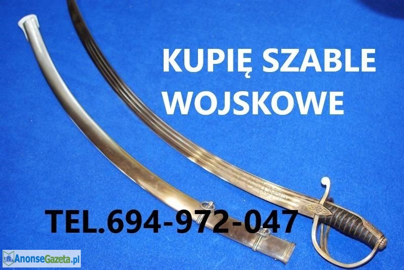 KUPIĘ WOJSKOWE SZABLE,BAGNETY,KORDZIKI,MILITARIA