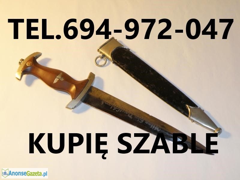 KUPIĘ WOJSKOWE SZABLE,BAGNETY,KORDZIKI,MILITARIA 