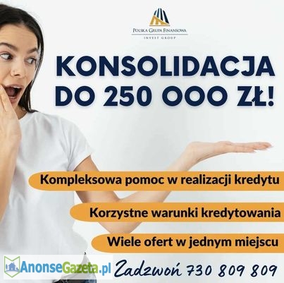  Konsolidacja Kredytów, Połącz wszystkie raty w jeden