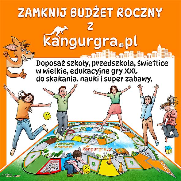 ZAMKNIJ BUDŻET z GRAMI XXL dla DZIECI od KangurGra.pl