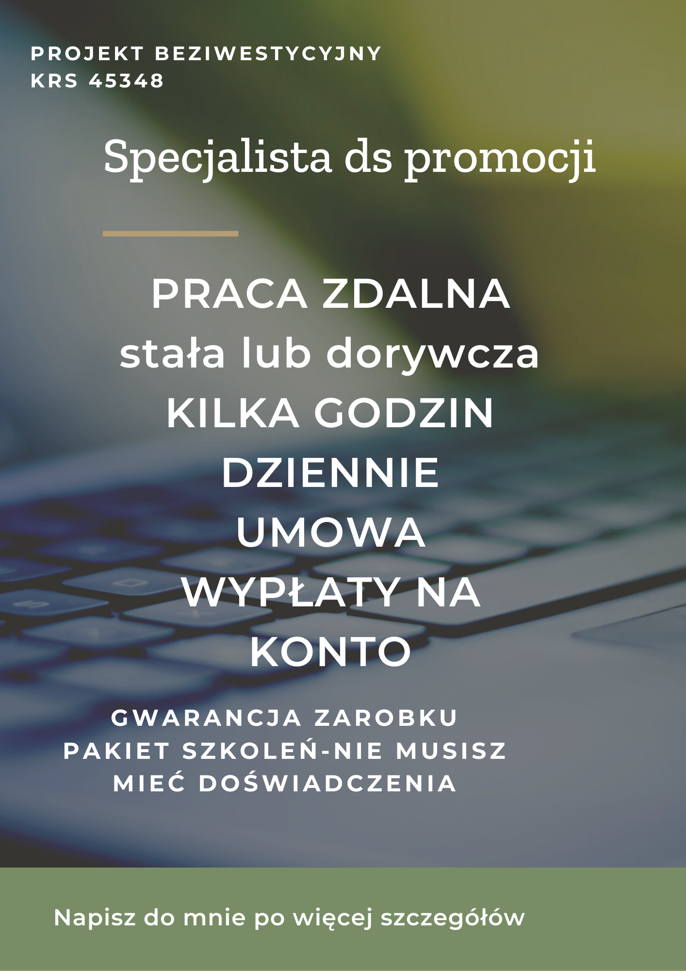 Lekka praca biurowa zdalnie