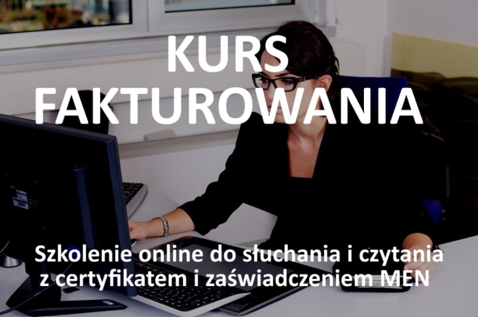 Fakturowanie -  kurs online