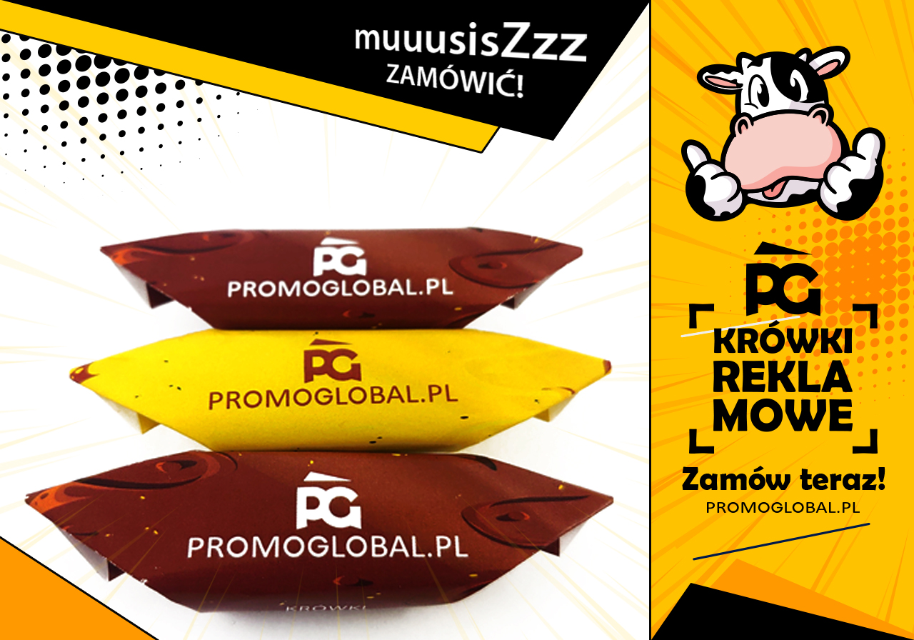 Krówki Reklamowe z logo – DLA FIRMY