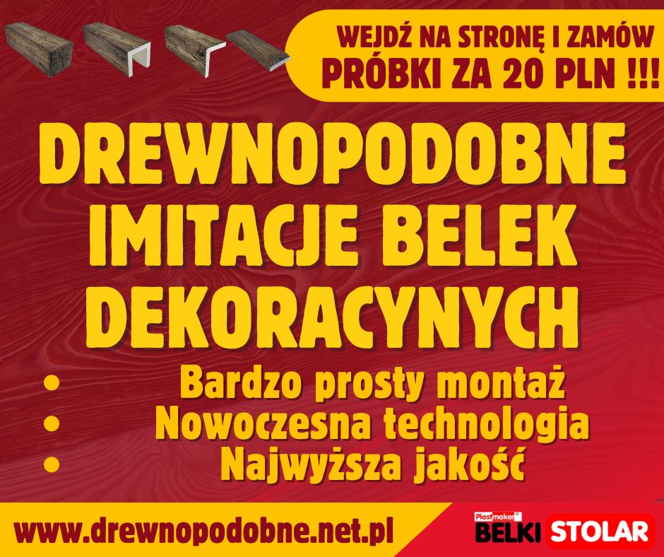 Drewnopodobne belki i deski na wymiar - PRÓBKI JEDYNE 20 PLN