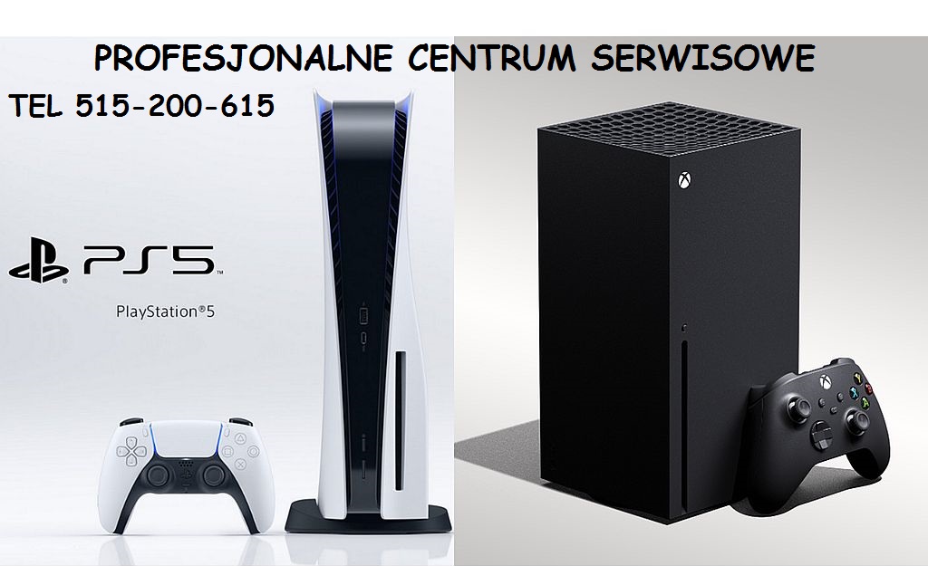 Serwis i Naprawa Konsol, PS5, PS4, PS3, Naprawa XBOX SERIES S/X, XBOX ONE S/X, Nintendo Switch