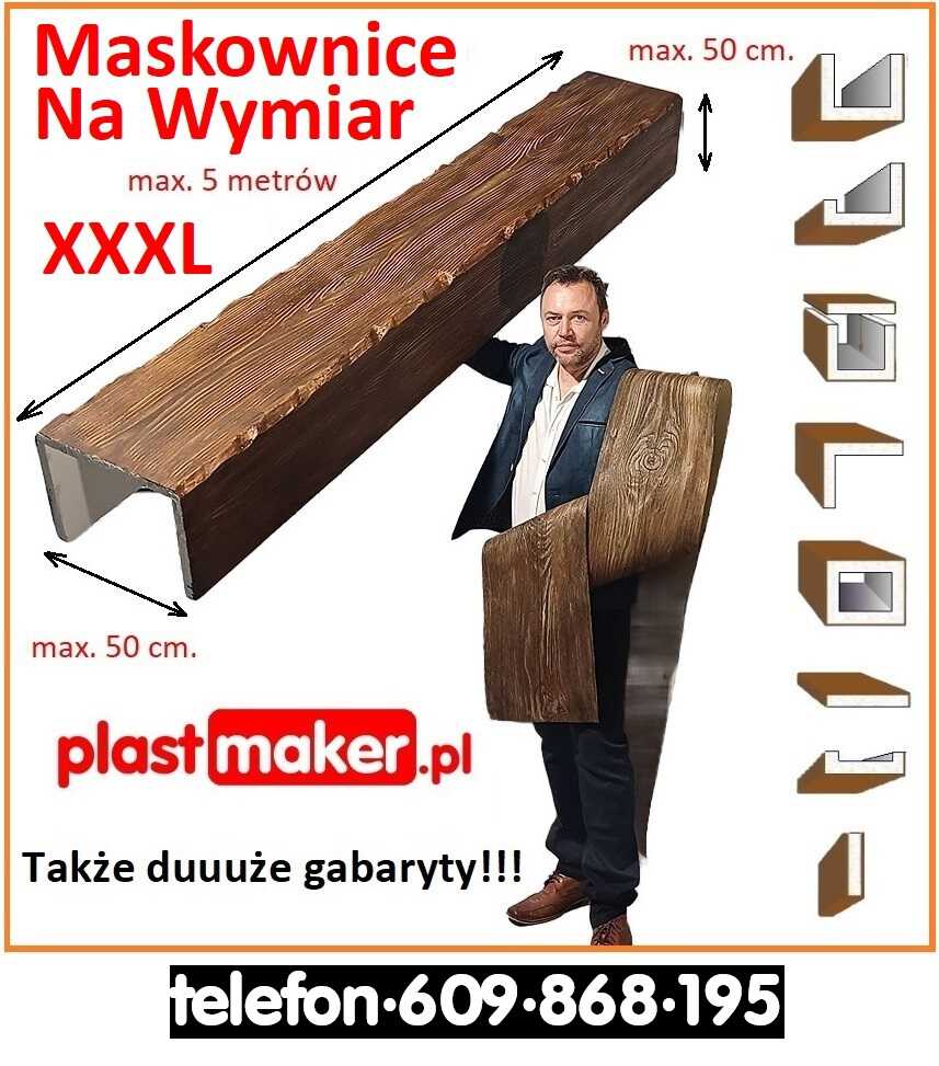 Lamele styropianowe drewnopodobne sufitowe i maskownice /Imitacja drewna 3d Na Wymiar