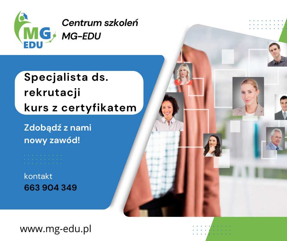 Specjalista rekrutacji  – kurs e-learningowy z certyfikatem