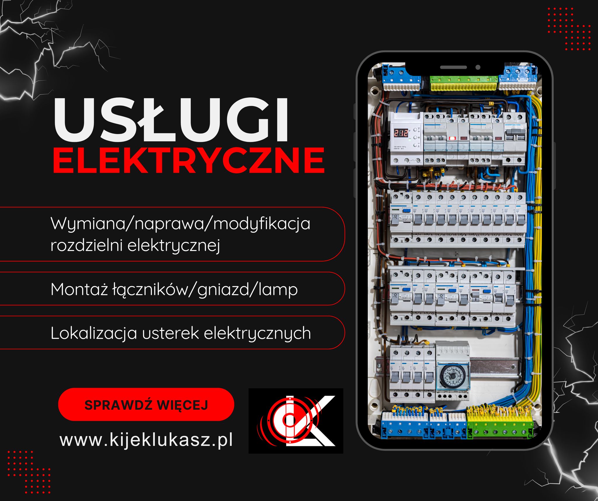 Kijek Łukasz - pomiary i usługi elektryczne 