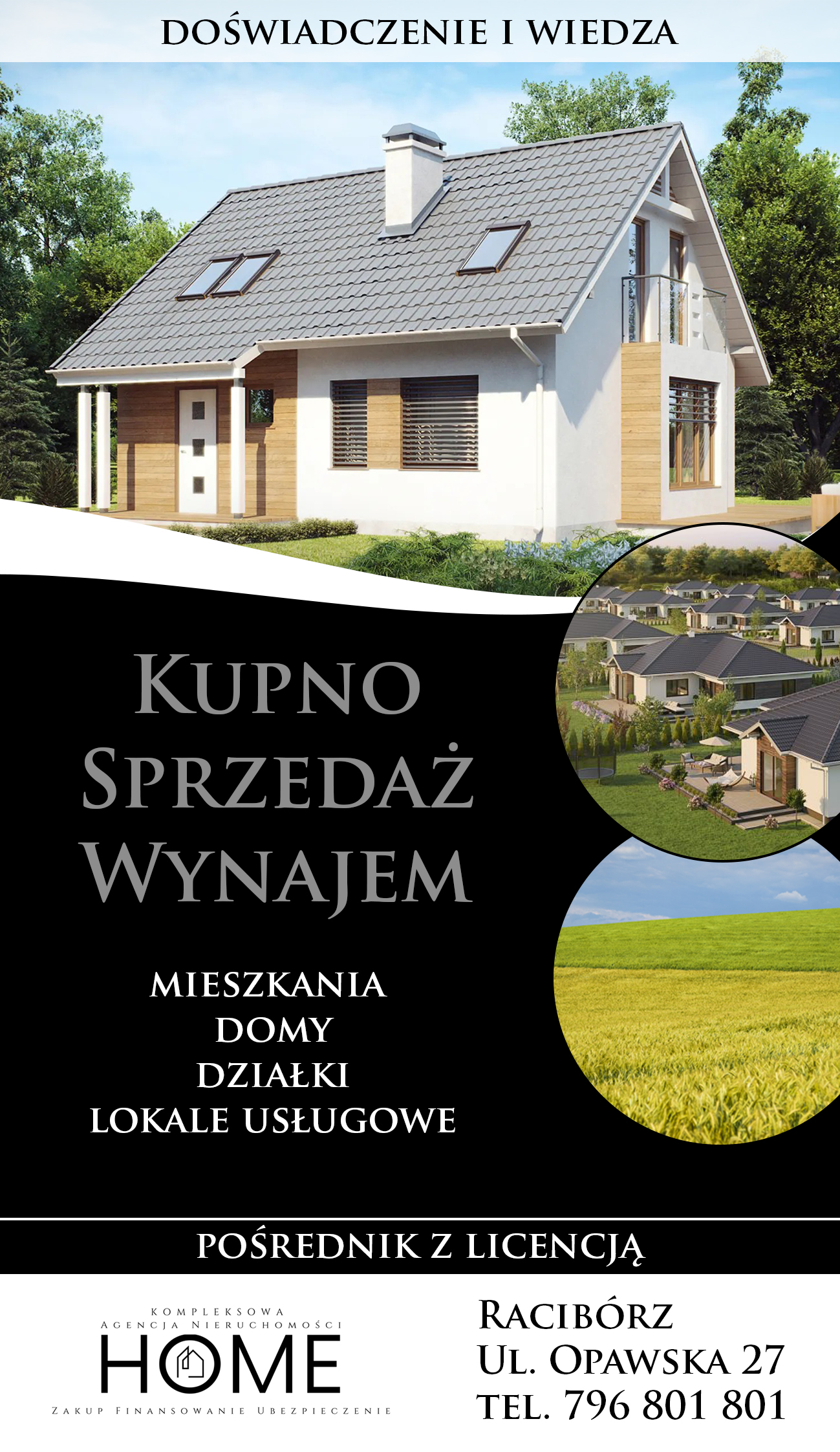 Kompleksowa Agencja Nieruchomości HOME – Racibórz