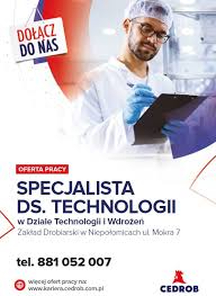 Specjalista ds. Technologii Mięsa