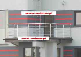 Balustrady schodowe, balkonowe, poręcze, ogrodzenia Kłobuck i okolice - WOLMAR