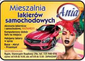 Mieszalnia lakierów samochodowych
