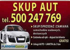 AUTO SKUP 7 DNI W TYG KAŻDE DO 50 TYS ZŁ 500247769