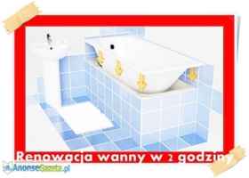 Renowacja / Odnowienie wanny w 2 godziny BEZ HAŁASU, KURZU, PYŁU 