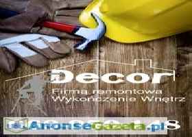 Kompleksowe prace remontowo-budowlane Decor Poznań