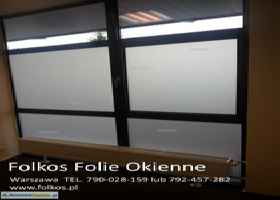 Folie okienne Marki- Oklejanie szyb Folkos -Folie do dekoracji szkła