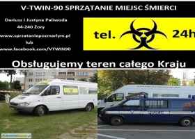 Dezynfekcja po zgonach sprzątanie