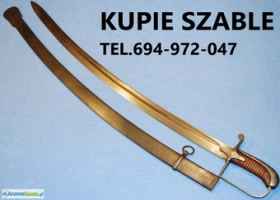KUPIE SZABLE,BAGNETY,KORDZIKI,NOŻE STARE WOJSKOWE