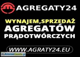 Wynajem, wypożyczalnia, sprzedaż agregatów prądotwórczych