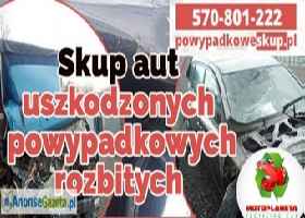 Skup aut uszkodzonych , skup samochodów powypadkowych, samochodów rozbitych Najlepsze ceny 