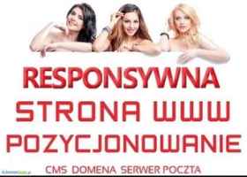 Strona internetowa -Tworzenie stron www DLA FIRM +host +domena +FB +FV 
