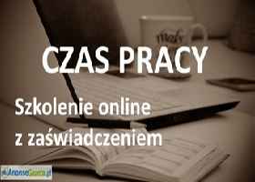Czas Pracy - szkolenie online z zaświadczeniem MEN