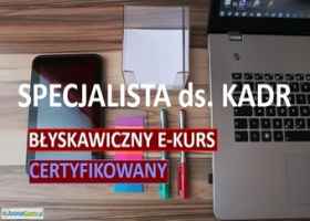 Kurs kadr online z certyfikatem i zaświadczeniem MEN