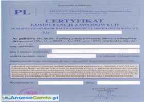 Certyfikat Kompetencji Zawodowych