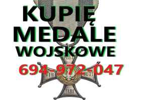KUPIĘ WOJSKOWE MEDALE,ORDERY,ODZNACZENIA,ODZNAKI KONTAKT