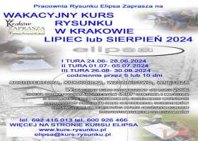 Wakacyjny kurs rysunku Elipsa 2024