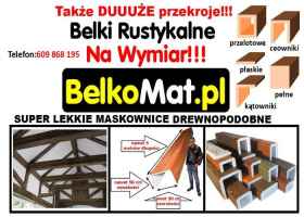 BELKOMAT superlekkie maskownice i lamele drewnopodobne na wymiar styropianowe