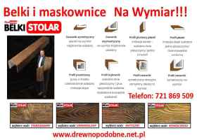 Imitacja drewna Na Wymiar - Belki rustykalne i maskownice marki Stolar