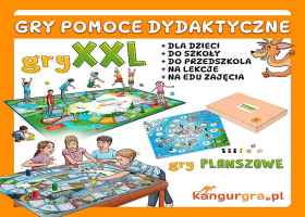 gry planszowe XXL pomoce dydaktyczne dla dzieci KangurGra.pl