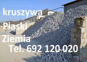 Sprzedaż piasek kruszywa Rudna Mała Lipie tel