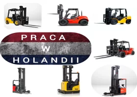 Operator wózka widłowego w Holandii