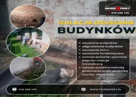 Iniekcja krystaliczna, podcinanie ścian i drenaże Śląsk/Małopolska