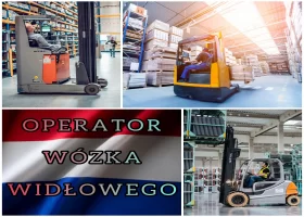 Operator wózka widłowego przedniego i wysokiego składu HOLANDIA