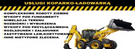 Usługi koparko ładowarka JCB oraz minikoparka Rzeszòw Krasne