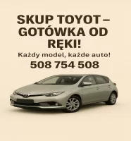 Kupimy Toyotę Odkup Toyot /Każdy model, każde auto!