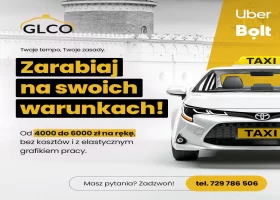 Zatrudnimy na taxi Bolt Uber