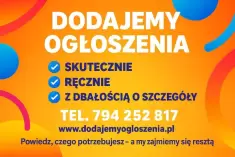 Nawet 800 portali - ręczne dodawanie ogłoszeń