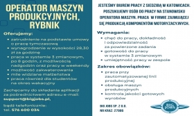 Anons Operator Maszyn Produkcyjnych