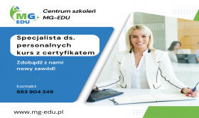 Specjalista ds. personalnych - kurs z certyfikatem