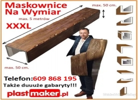 Superlekkie Lamele Drewnopodobne Sufitowe, belki i maskownice styropianowe na Wymiar