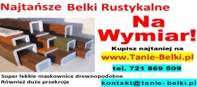 Anons tanie belki rustykalne Na Wymiar maskownice styropianowe imitacja drewna