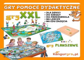 Anons gry planszowe XXL pomoce dydaktyczne dla dzieci KangurGra.pl